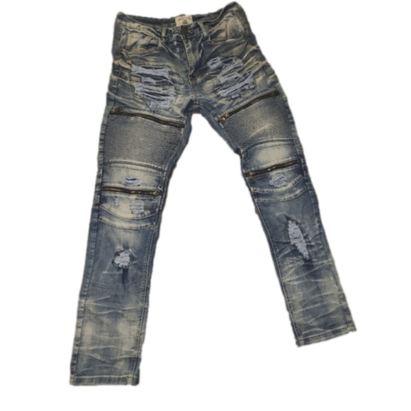 Smoke Rise Distressed Jeans 32 x 32 - Picture 2 of 7